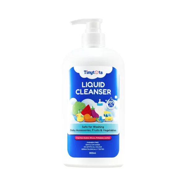 Tinytots Liquid Cleanser (800ml) - Safe for Washing Baby Accessories, Fruits and Vegetables