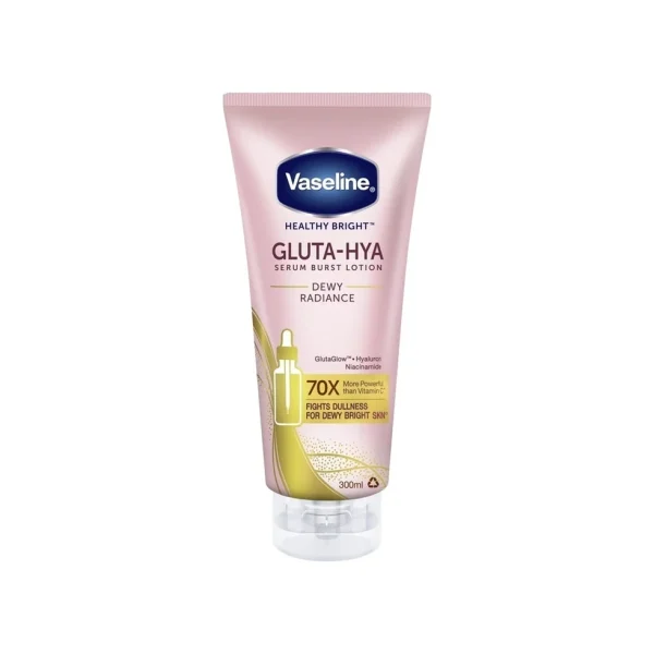 Vaseline Healthy Bright Gluta-Hya Serum Burst Lotion - Dewy Radiance (300ml)