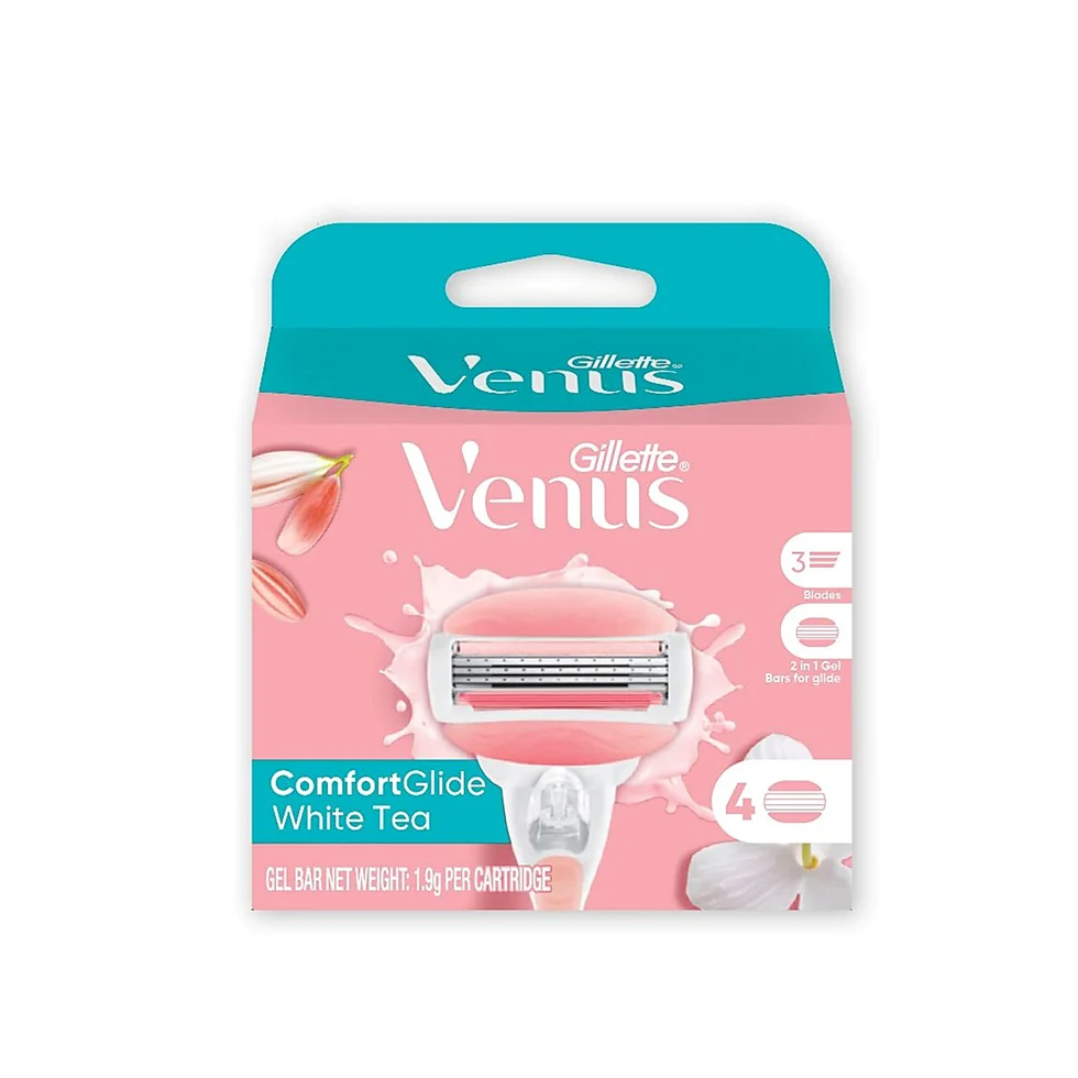 ssmy-zone-1783386896-Slide45 Gillette Venus ComfortGlide White Tea Scent Gel Bar Cartridge (4's) - Image 1